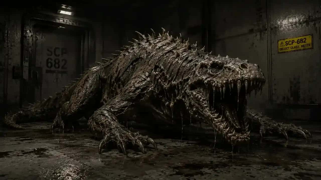 SCP-682 : Le Reptile Difficile à Détruire